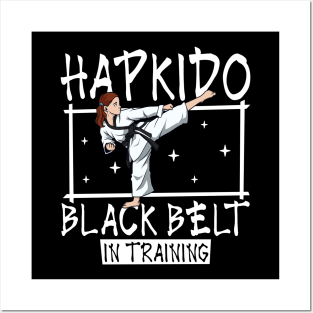 Black belt in training - Hapkido Posters and Art